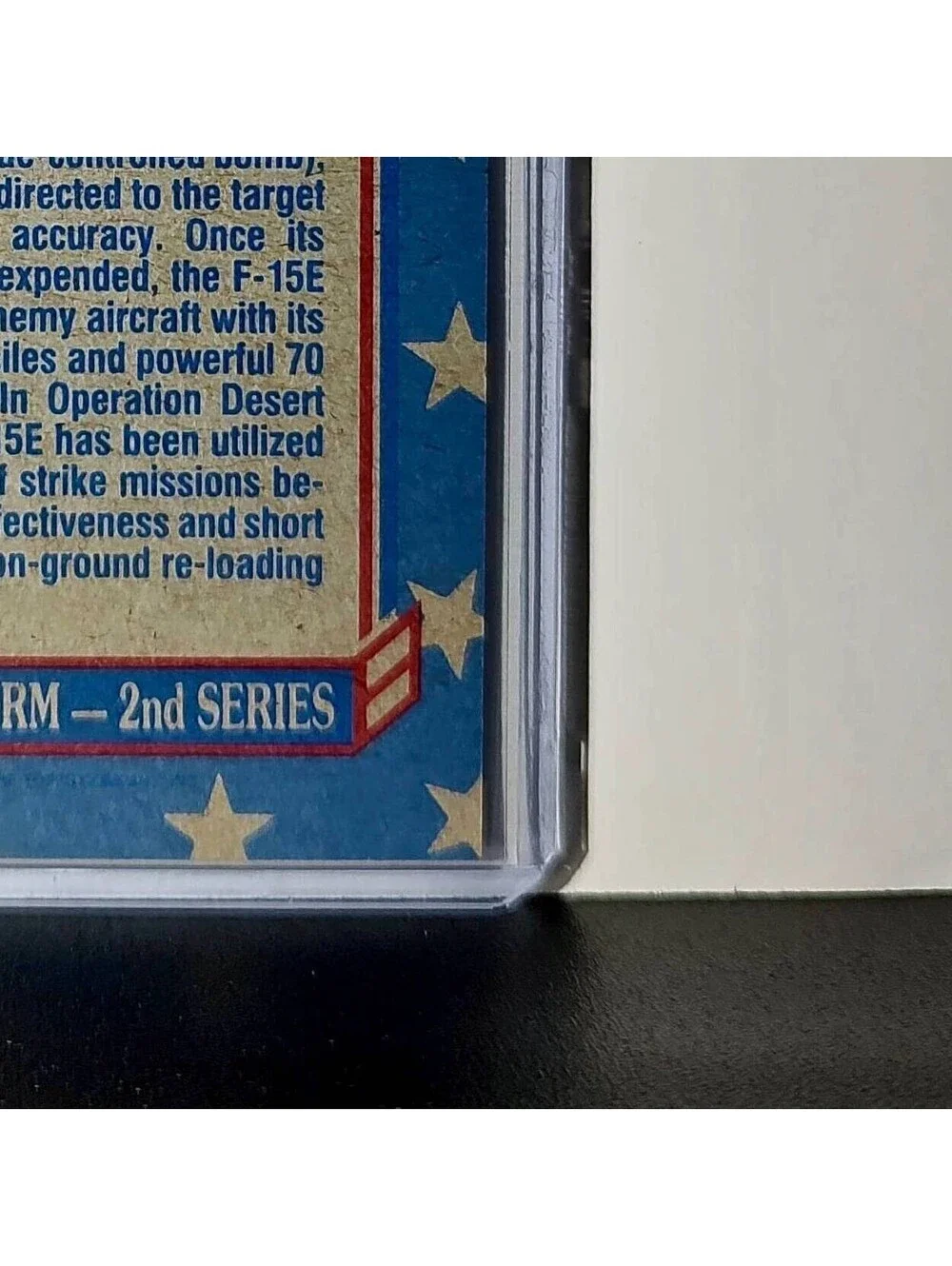F-15 Dual-Role Eagle 1991 Topps Desert Storm #117 Card
